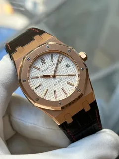 Audemars Piguet Royal Oak 15300OR.OO.D088CR.02 Rose gold Silver