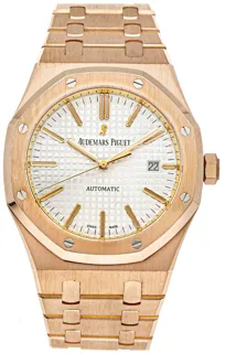 Audemars Piguet Royal Oak 15400OR.OO.1220OR.02 Rose gold Silver