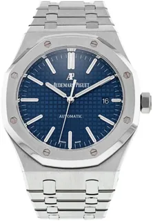 Audemars Piguet Royal Oak 15400ST.OO.1220ST.03 Stainless steel Blue