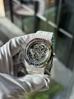 Audemars Piguet Royal Oak 15412BC.YG.1224BC.03 White gold Skeletonized