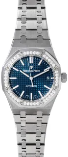 Audemars Piguet Royal Oak 15451ST.ZZ.1256ST.03 Stainless steel Blue