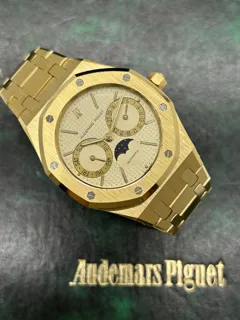 Audemars Piguet Royal Oak 25594BA.OO.0477BA.01 Yellow gold White