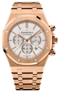 Audemars Piguet Royal Oak 26320OR.OO.1220OR.02 41mm Rose gold Silver