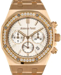 Audemars Piguet Royal Oak 26715OR.ZZ.1356OR.01 Rose gold Silver