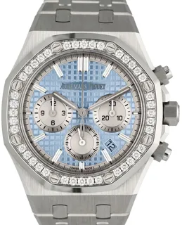 Audemars Piguet Royal Oak 26715ST.ZZ.1356ST.01 Stainless steel Light blue