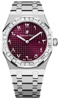 Audemars Piguet Royal Oak 67656BC.ZZ.1261BC.01 White gold Burgundy