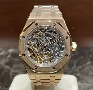 Audemars Piguet Royal Oak Double Balance Wheel Openworked 15467OR.OO.1256OR.01 Rose gold Skeletonized