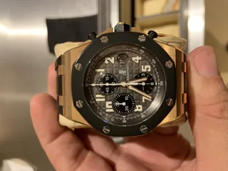 Audemars Piguet Royal Oak Offshore 25940OK.OO.D002CA.01 Rose gold and Rubber Gray