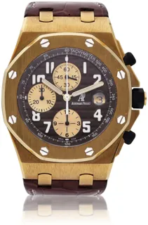 Audemars Piguet Royal Oak Offshore 26007BA.OO.D088CR.01 Yellow gold Brown