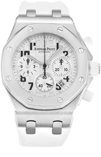 Audemars Piguet Royal Oak Offshore 26283ST.OO.D010CA.01 Stainless steel and Rubber White