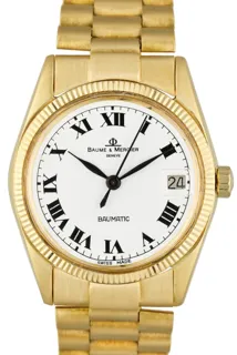 Baume & Mercier Baumatic 3194 30mm Yellow gold White