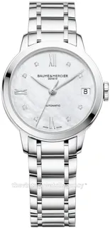 Baume & Mercier Classima M0A10553 Brushed/polished steel White Mother of pearl