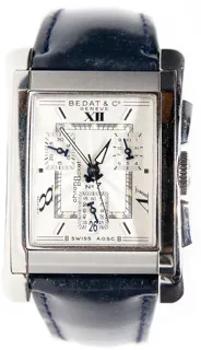 Bedat & Co Chrono No.7 778.010.610 Stainless steel silver guilloche