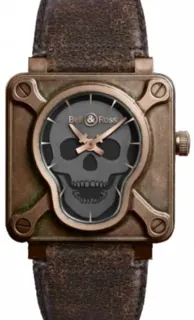 Bell & Ross Instruments BR0192-AIR-SKULL Bronze Black