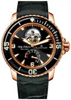 Blancpain Fifty Fathoms 5025-3630-52A Rose gold Black