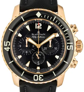 Blancpain Fifty Fathoms 5085F-3630-52 Red gold Black