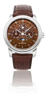 Blancpain Le Brassus 4277-3446-55B 42mm Platinum Brown