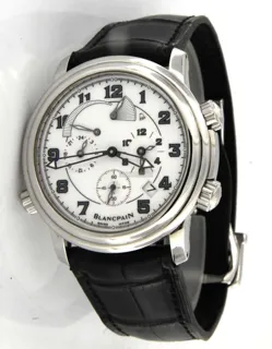 Blancpain Léman Réveil GMT 2041-1127M-53B Stainless steel White