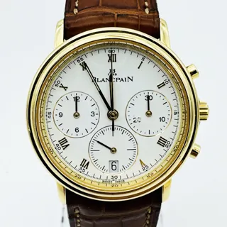 Blancpain Villeret 1185-1418-55 Yellow gold White