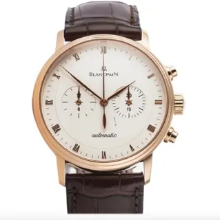 Blancpain Villeret 4082-3642-55 Rose gold Silver