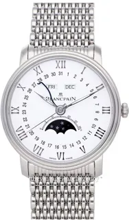 Blancpain Villeret 6654-1127-MMB Stainless steel White