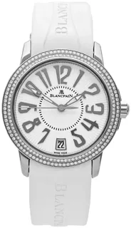 Blancpain Women 3300-4527-64B Stainless steel White