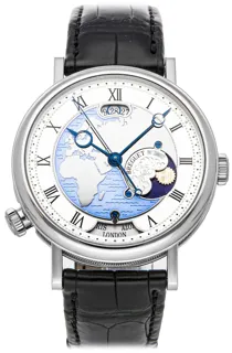 Breguet Classique 5717PT/EU/9ZU Platinum Blue and Silver