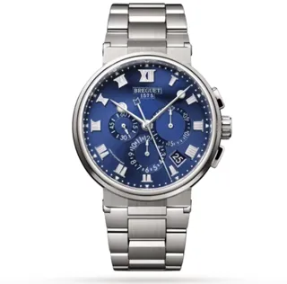 Breguet Marine 5527TI/Y1/TW0 Titanium Blue