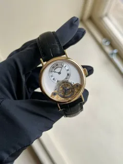 Breguet Tourbillon 3350 35mm Yellow gold Silver