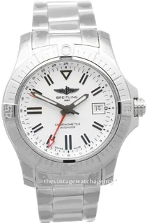 Breitling Avenger A32397101A1A1 Stainless steel White