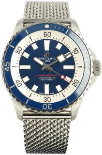 Breitling Superocean A17375E71C1A1 42mm Stainless steel Blue