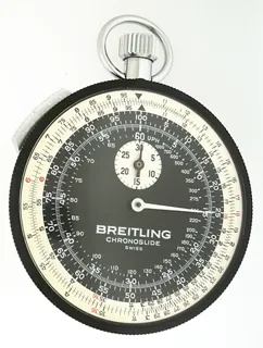 Breitling Chronoslide 1577 2/5 nickel chromium Black