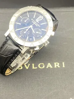 Bulgari Bulgari BB38SLCH Stainless steel Black