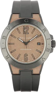 Bulgari Diagono 102306 / DG41SMC Ceramic Brown