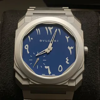 Bulgari Octo Finissimo 103301 Titanium Blue