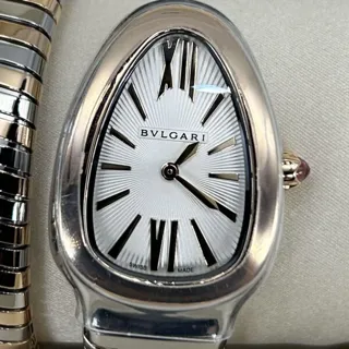 Bulgari Serpenti Tubogas 103708 Stainless steel White