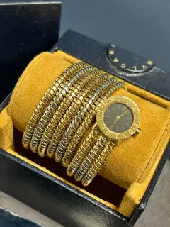 Bulgari Serpenti Tubogas BB191T Yellow gold Black