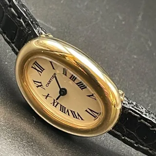 Cartier Baignoire 2368 Yellow gold White