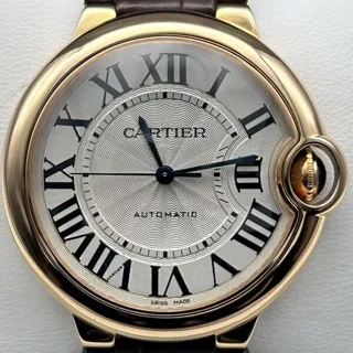 Cartier Ballon Bleu 3003 Rose gold Silver