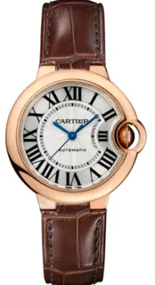 Cartier Ballon Bleu 33mm W6920069 Rose gold Silver