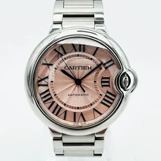 Cartier Ballon Bleu 36mm 3284 Stainless steel White