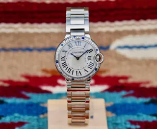 Cartier Ballon Bleu 36mm W6920046 Stainless steel White