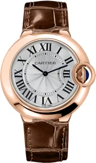 Cartier Ballon Bleu 40mm W6920083 Rose gold Silver