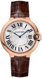 Cartier Ballon Bleu 40mm W6920083 Rose gold Silver