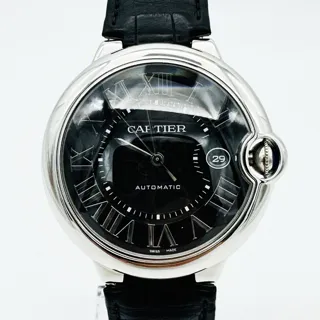 Cartier Ballon Bleu 42mm 3765 Stainless steel Black