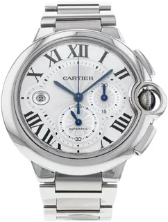 Cartier Ballon Bleu 44mm W6920002 Stainless steel Silver