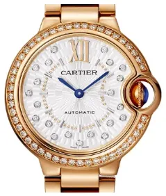 Cartier Ballon Bleu de Cartier WJBB0082 Rose gold Silver