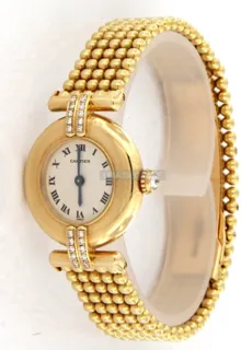 Cartier Colisee 2058 Yellow gold White