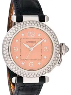 Cartier Pasha 2308 White gold Pink