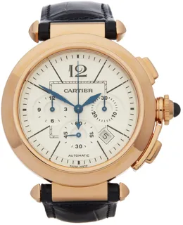 Cartier Pasha W3019951 Rose gold Silver